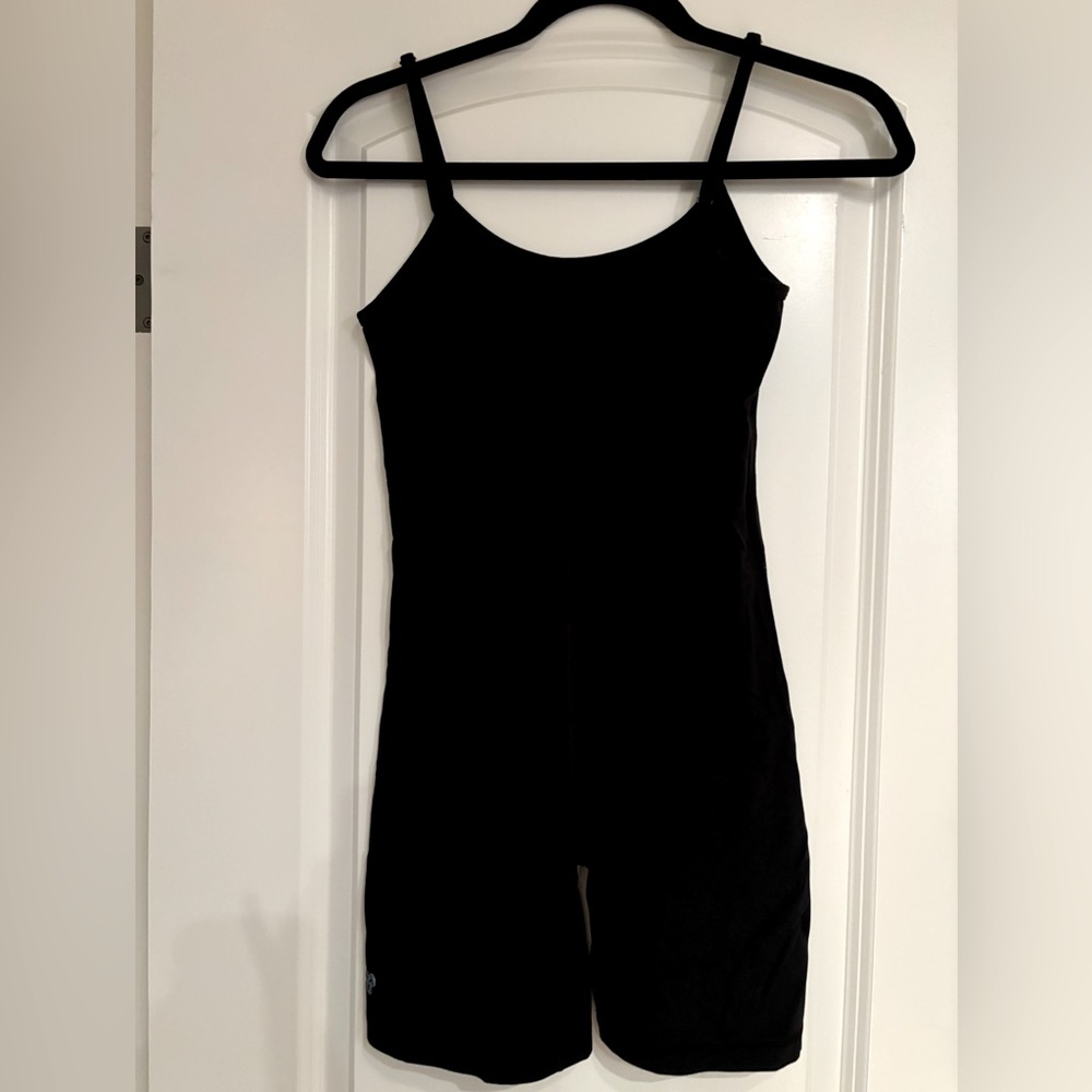 Aritzia black spaghetti strap bodysuit.